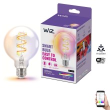 LED RGBW dimbare lamp G95 E27/6,3W/230V 2200-6500K Wi-Fi - WiZ