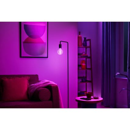 LED RGBW dimbare lamp G95 E27/6,3W/230V 2200-6500K Wi-Fi - WiZ