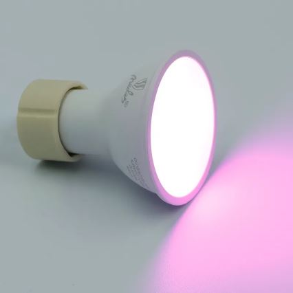 LED RGBW dimbare lamp GU10/4,5W/230V 2700-6500K Wi-Fi Tuya