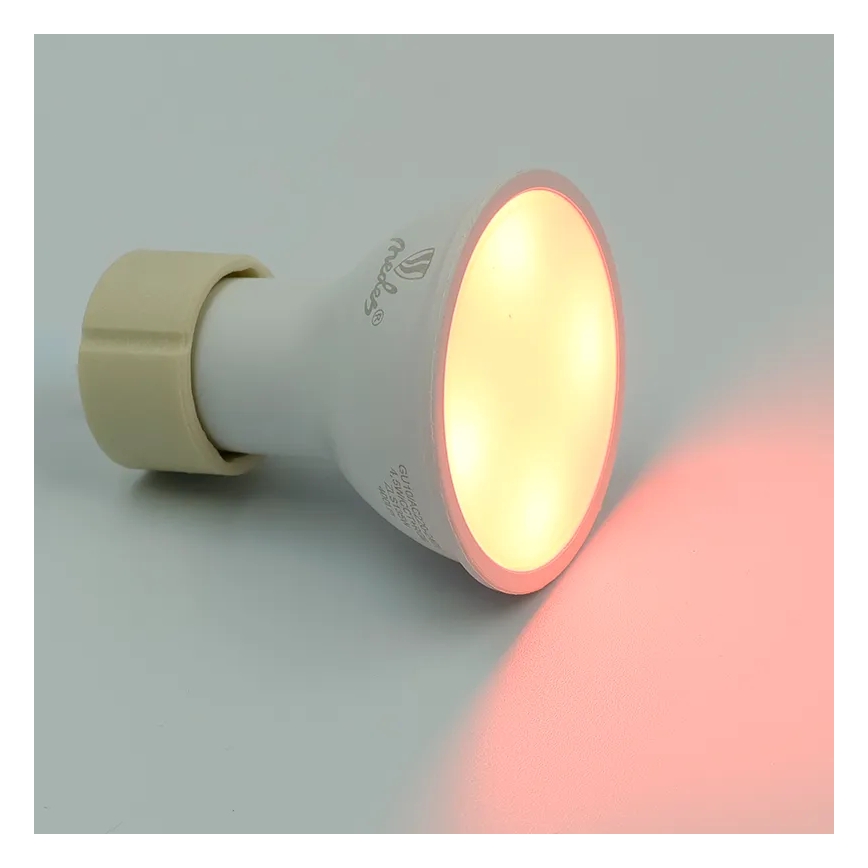 LED RGBW dimbare lamp GU10/4,5W/230V 2700-6500K Wi-Fi Tuya