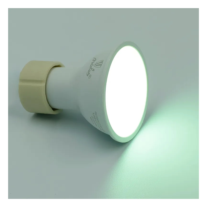 LED RGBW dimbare lamp GU10/4,5W/230V 2700-6500K Wi-Fi Tuya