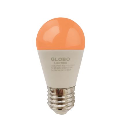 LED RGBW dimbare lamp E27/6W/230V 3000K + afstandsbediening - Globo