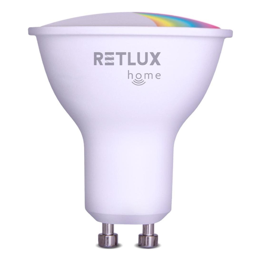 LED RGBW dimbare lamp MR16 GU10/4,5W/230V 2700-6500K Wi-Fi Tuya