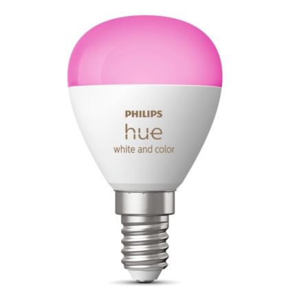 LED RGBW dimbare lamp Philips Hue White And Color Ambiance P45 E14/5,1W/230V 2000-6500K