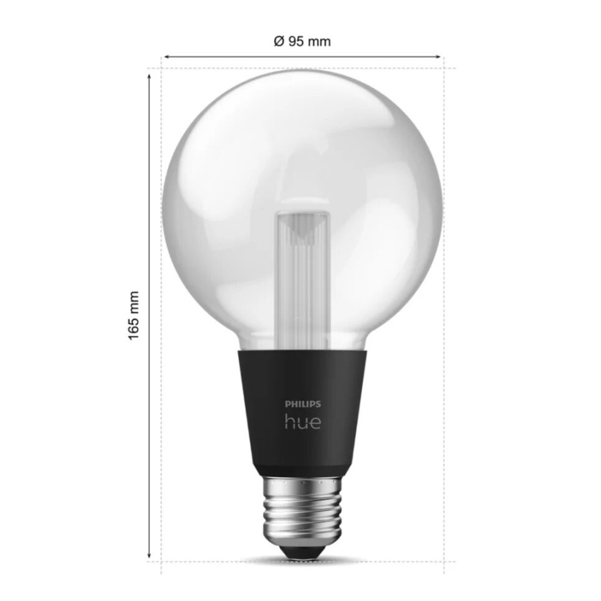 LED RGBW dimbare lamp Philips Hue White And Color Ambiance E27/6,8W/230V 2000-6500K