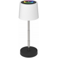 LED RGBW dimbare oplaadbare buitentafellamp met aanraakbediening LED/2W/5V IP44 1200 mAh grijs