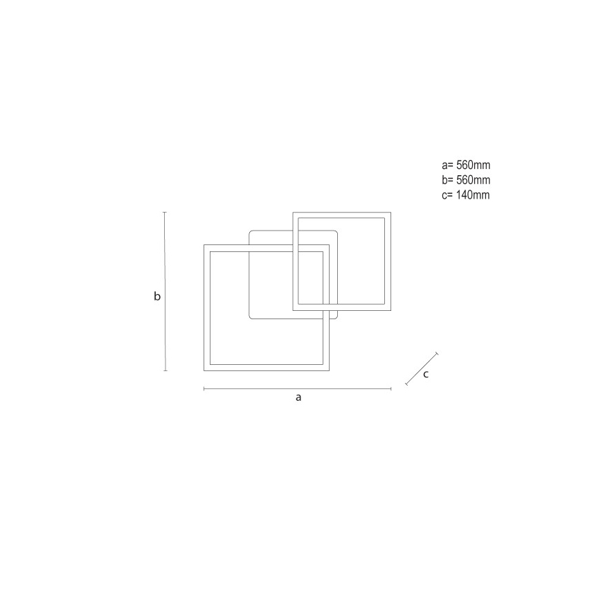 LED RGBW dimbare plafondlamp LED/75W/230V 3000-6500K + afstandsbediening
