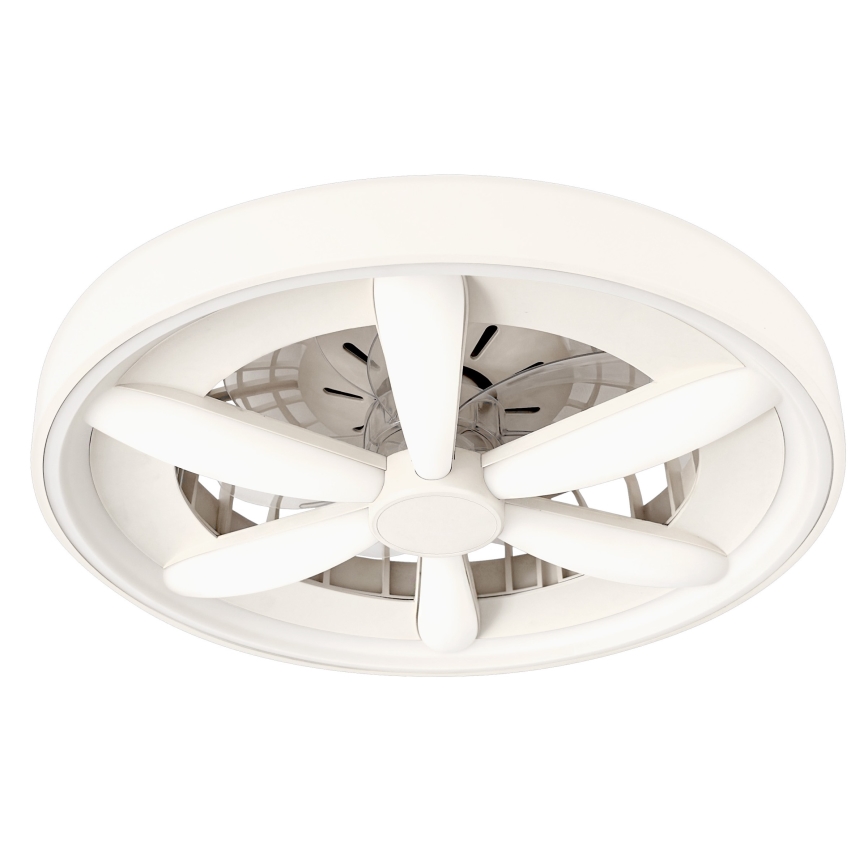 LED RGBW dimbaar plafondlamp met ventilator MALAWI LED/48W/230V 3000-6500K wit + afstandsbediening