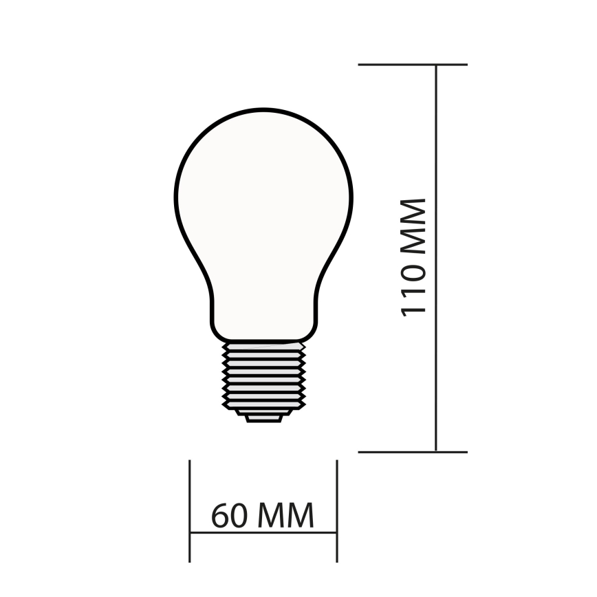 LED RGBW Dimbare SMART A60 E27/8,5W/230V 4000K + afstandsbediening
