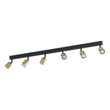 LED RGBW dimbare spot TOP 6xGU10/6,5W/230V 2700-6500K goud/zwart