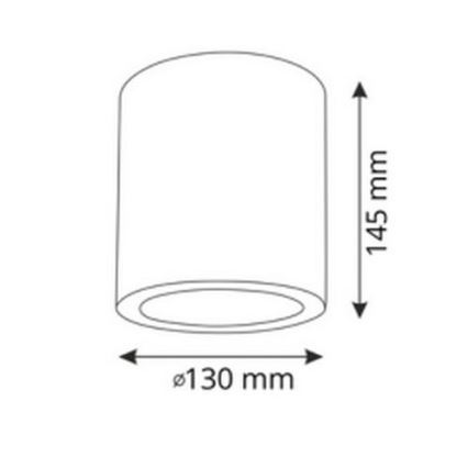 LED RGBW dimbare spot JUPITER 1xE27/6,5W/230V 2700-6500K Wi-Fi Ø 13 cm wit