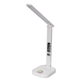 LED RGBW Dimbare tafellamp met aanraakbediening en draadloos opladen, scherm en USB-poort MAGNUS LED/6W/5V 3000-6500K wit