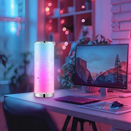 LED RGBW Dimbare Tafellamp STELLA MINI LED/5W/5V + afstandsbediening