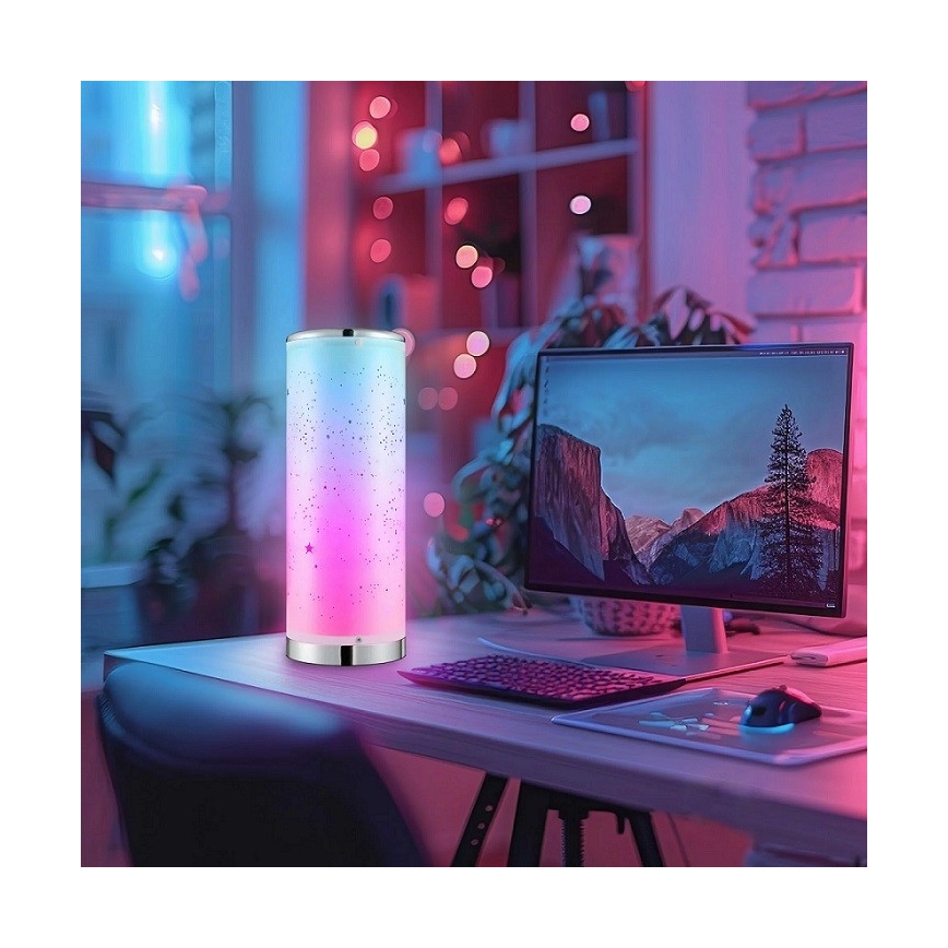 LED RGBW Dimbare Tafellamp STELLA MINI LED/5W/5V + afstandsbediening