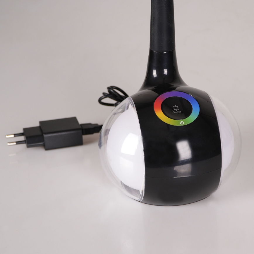 LED RGBW Dimbare touch tafellamp COSMOS LED/6,5W/230V zwart
