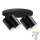 LED RGBW Dimmable badkamer inbouwspot TURYN 4xGU10/6,5W/230V 2700-6500K Wi-Fi IP44 zwart