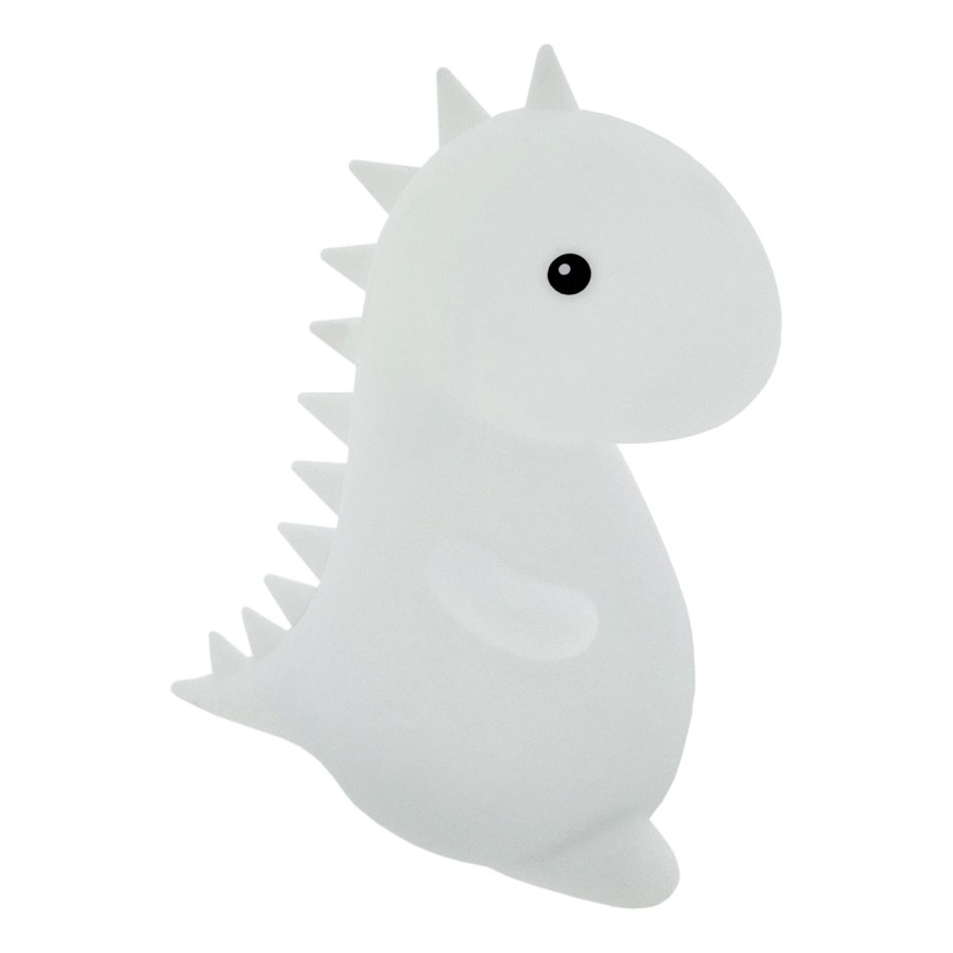 LED RGBW Kinderen aanraken lamp LED/1W/5V USB 1200 mAh dinosaurus
