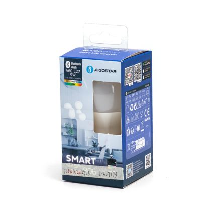 LED RGBW dimbare lamp MESH Smart A60 E27/9W/230V 2700-6500K - Aigostar