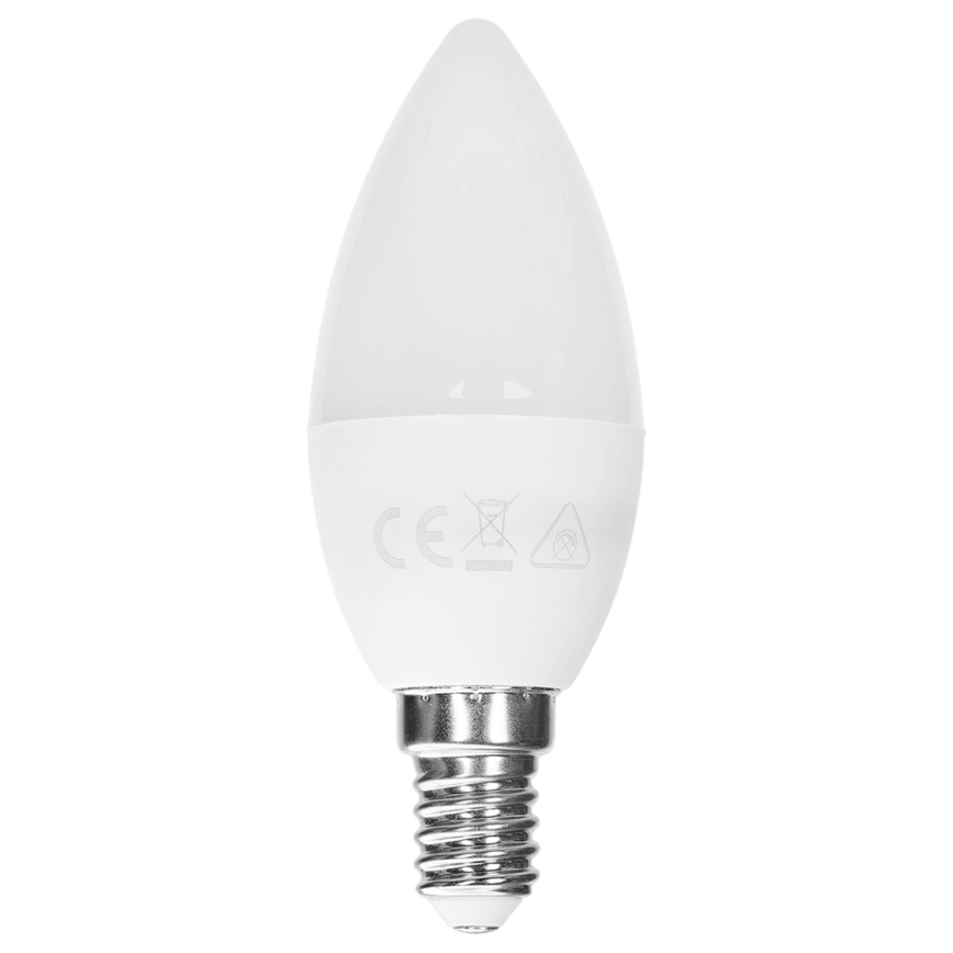 LED RGBW-lamp C37 E14/4,8W/230V 3000K + afstandsbediening - Aigostar