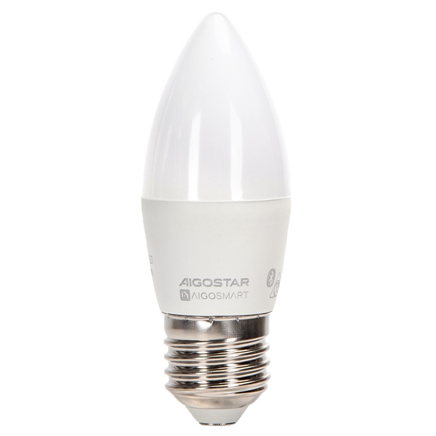 LED RGBW dimbare lamp C37 E27/4,9W/230V 2700-6500K - Aigostar