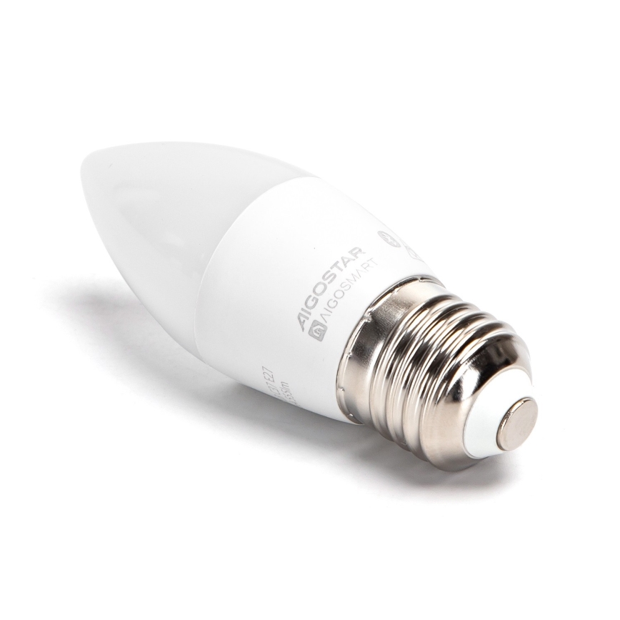 LED RGBW dimbare lamp C37 E27/4,9W/230V 2700-6500K - Aigostar