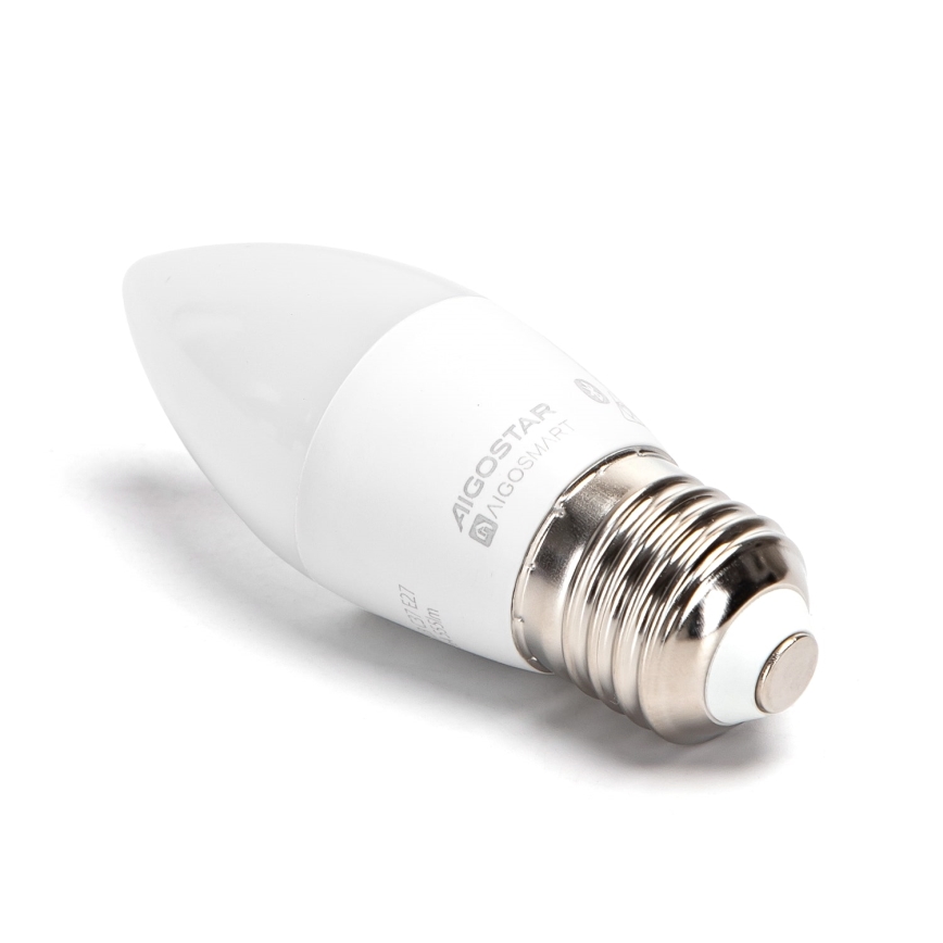 LED RGBW dimbare lamp C37 E27/6,5W/230V 2700-6500K - Aigostar