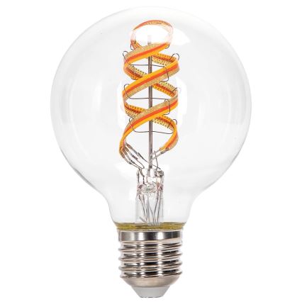 LED RGBW Lamp FILAMENT G80 E27/4,9W/230V 2700K - Aigostar