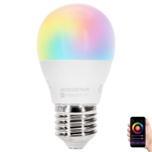 LED RGBW Lamp G45 E27/4,9W/230V 2700-6500K - Aigostar