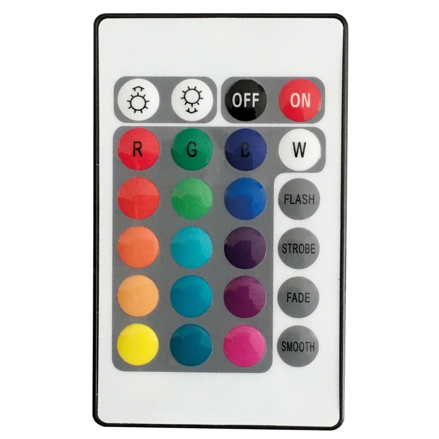 LED RGBW Zonne-energie lamp BALL LED/3,2V 500 mAh Ø 30 cm IP65 + afstandsbediening