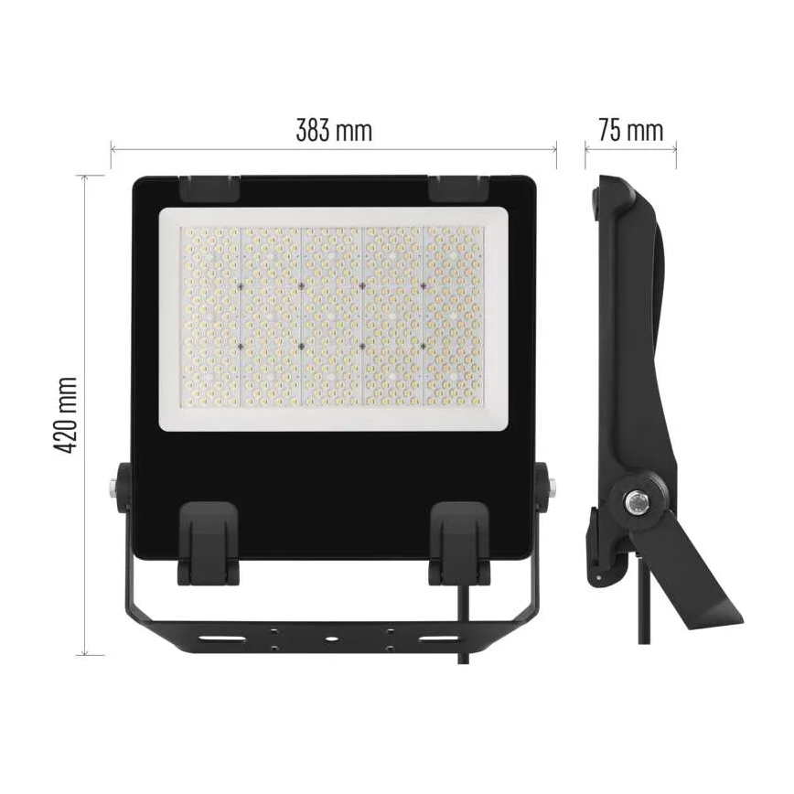 LED Schijnwerper AVENO LED/200W/230V 4000K 32000 lm IP66 zwart