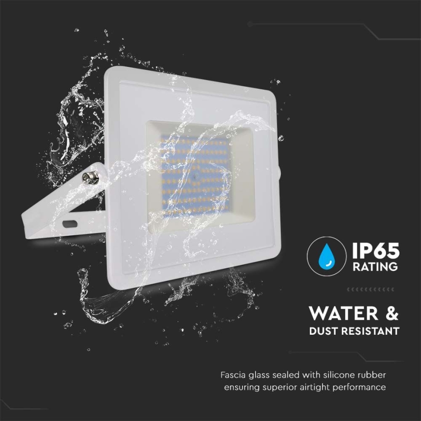 LED Schijnwerper LED/100W/230V 4000K IP65 wit