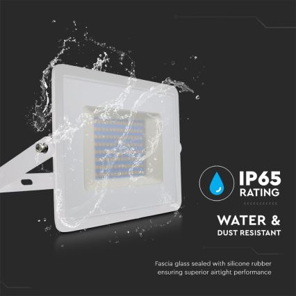 LED Schijnwerper LED/100W/230V 6500K IP65 wit