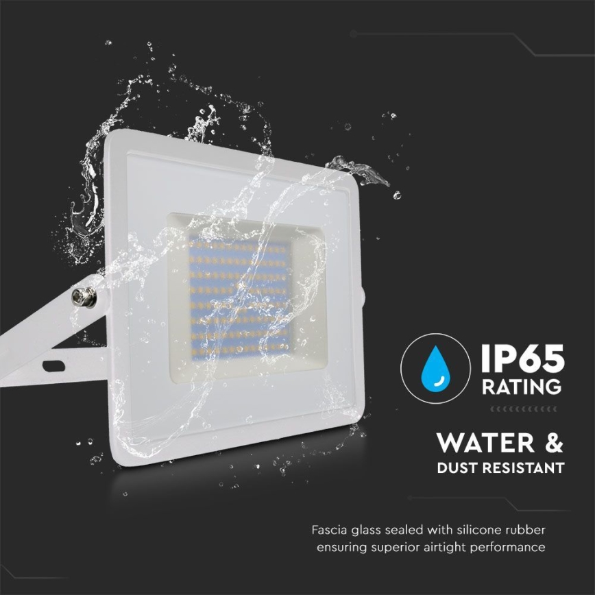 LED Schijnwerper LED/100W/230V 6500K IP65 wit