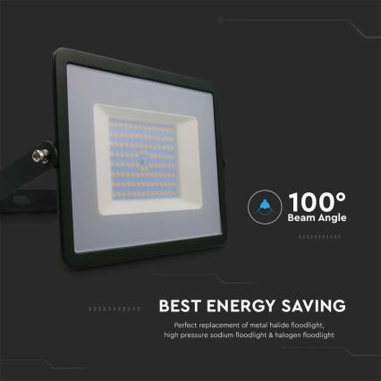 LED Schijnwerper LED/100W/230V 6500K IP65 zwart