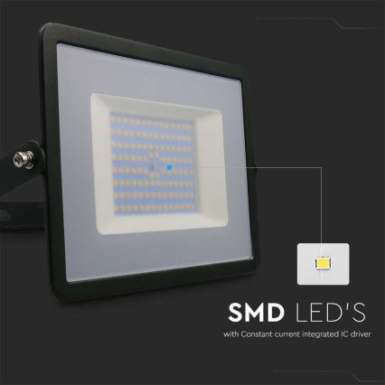 LED Schijnwerper LED/100W/230V 6500K IP65 zwart