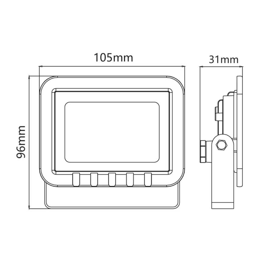 LED Schijnwerper LED/10W/230V 6500K IP65