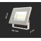 LED Schijnwerper LED/20W/230V 3000K IP65 wit