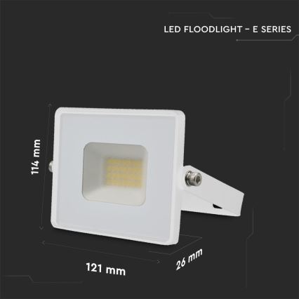 LED Schijnwerper LED/20W/230V 4000K IP65 wit