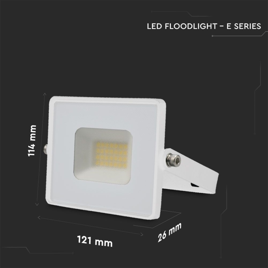 LED Schijnwerper LED/20W/230V 4000K IP65 wit