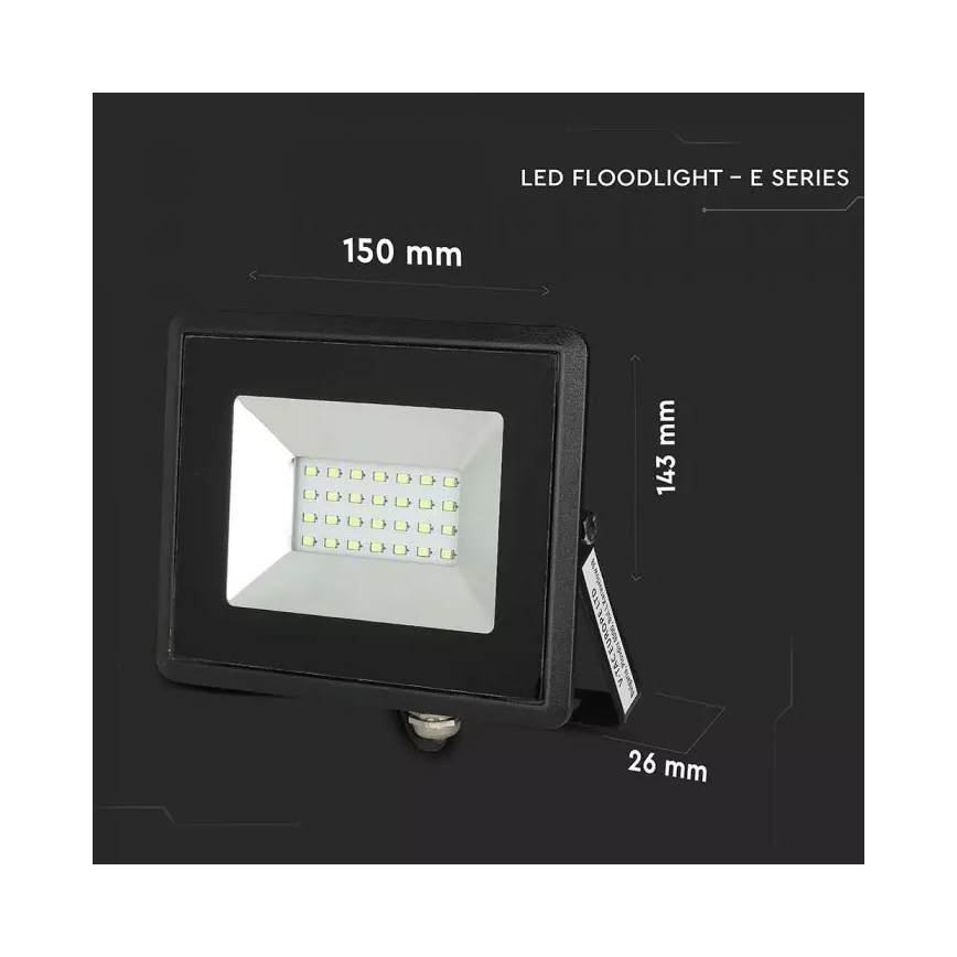 LED Schijnwerper LED/20W/230V IP65 groen