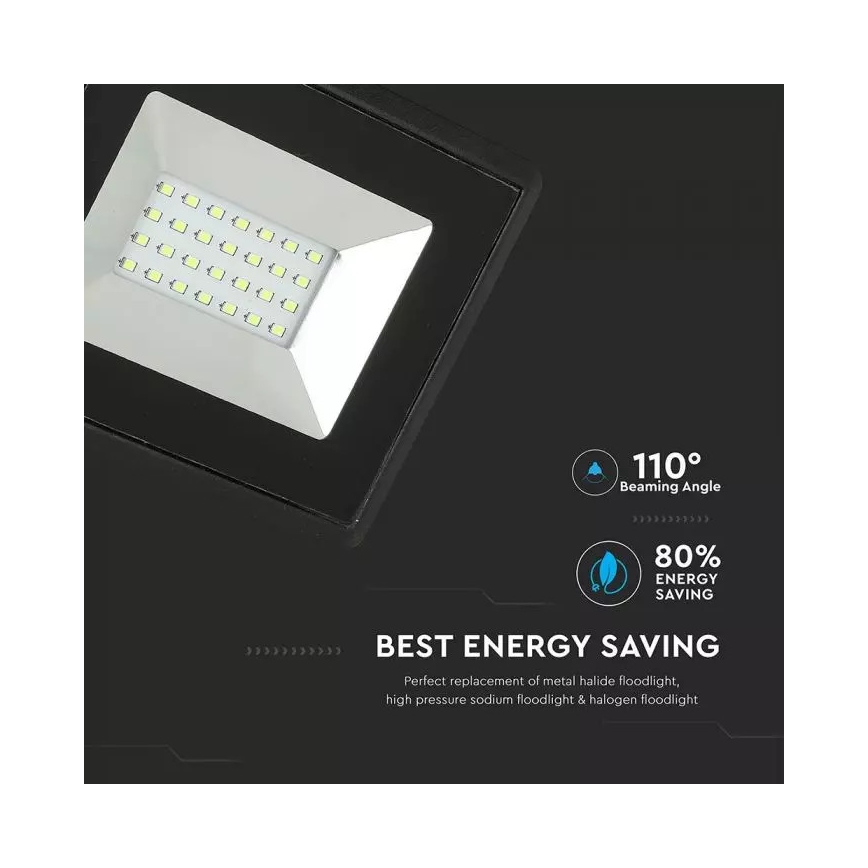 LED Schijnwerper LED/20W/230V IP65 groen