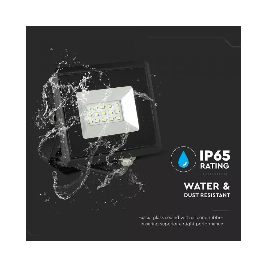LED Schijnwerper LED/20W/230V IP65 groen