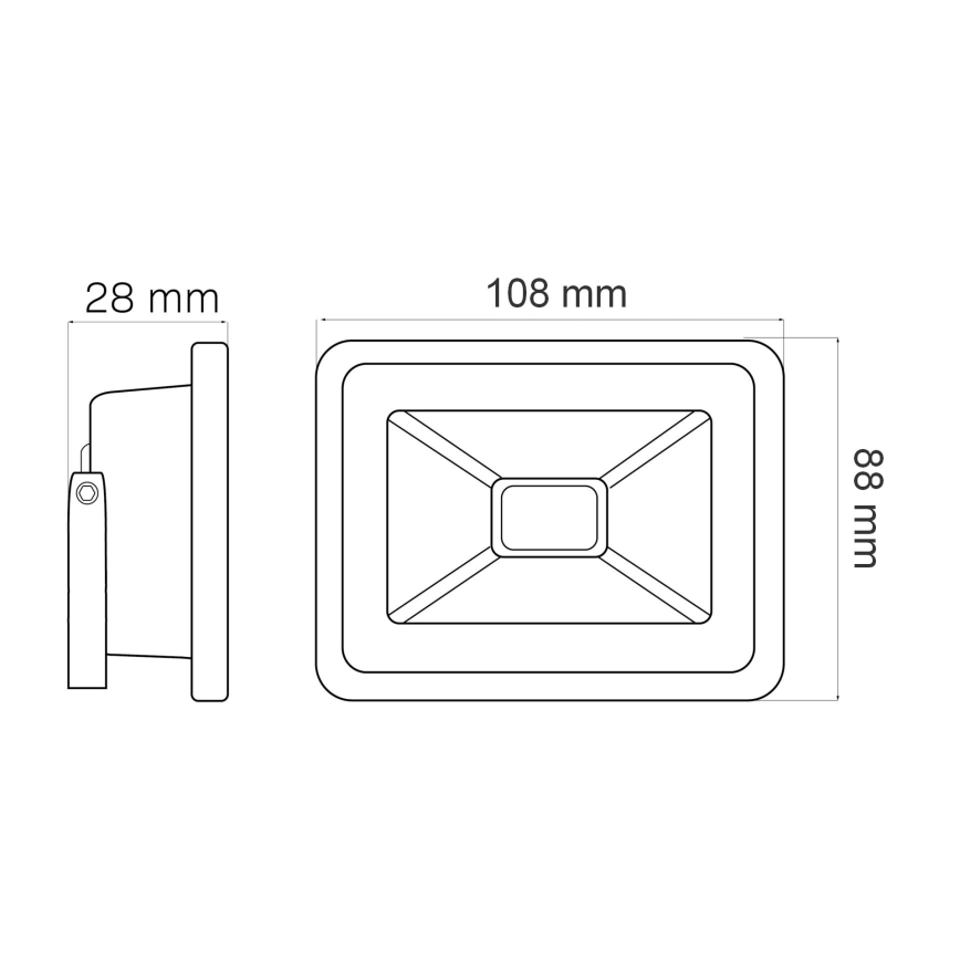 LED Schijnwerper LED/20W/230V IP65