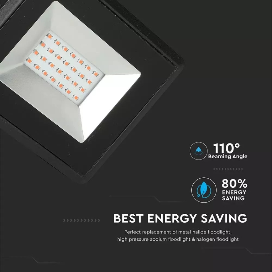 LED Schijnwerper LED/20W/230V IP65 roze lamp