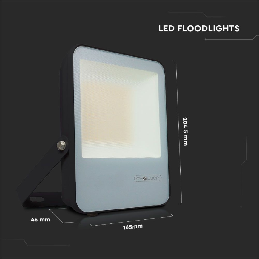 LED Schijnwerper LED/30W/230V 6400K IP65 zwart