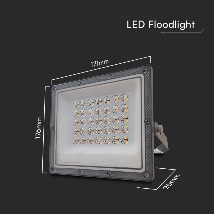 LED Schijnwerper LED/30W/230V IP65 3000/4000/6500K