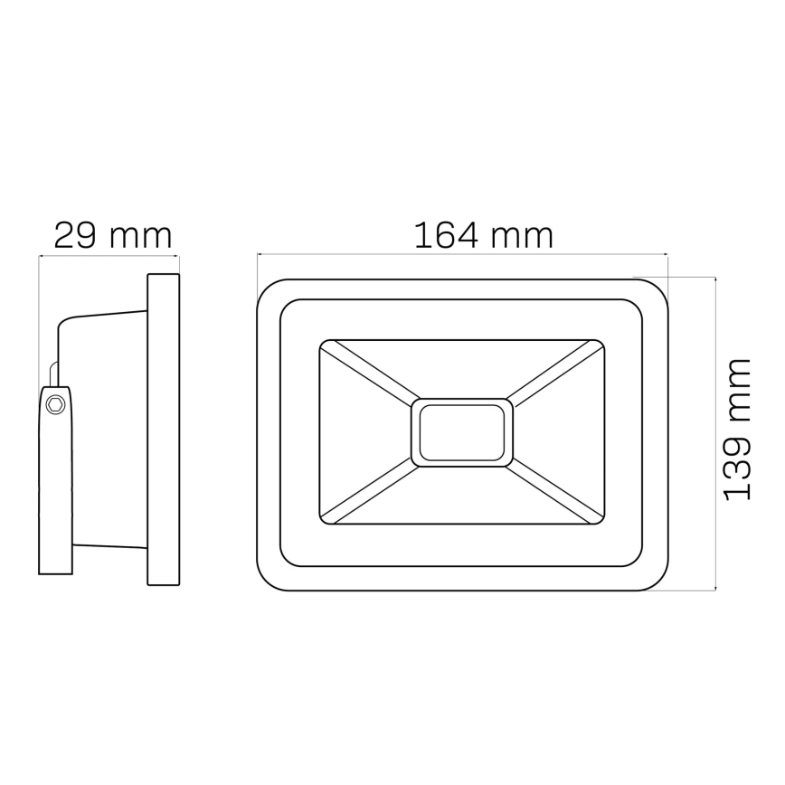 LED Schijnwerper LED/30W/230V IP65