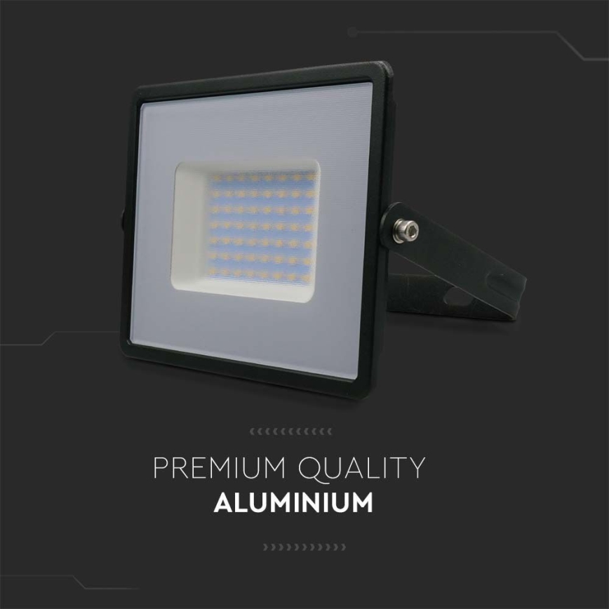 LED Schijnwerper LED/50W/230V 4000K IP65 zwart