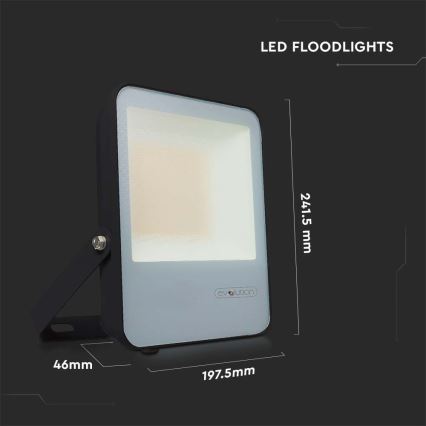 LED Schijnwerper LED/50W/230V 6400K IP65 zwart