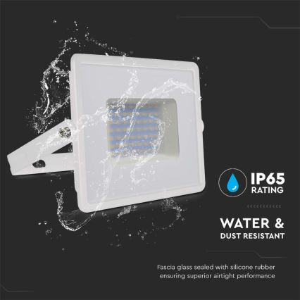 LED Schijnwerper LED/50W/230V 6500K IP65 wit